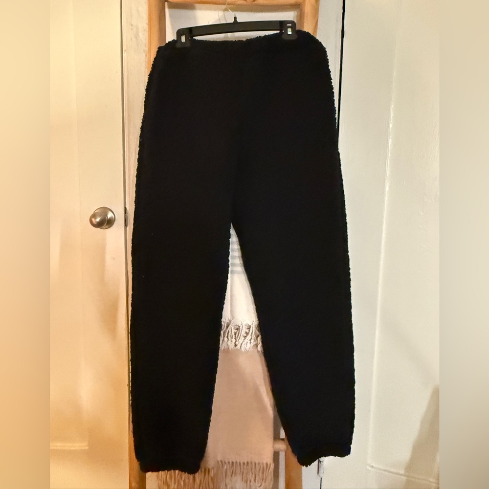 Diesel Black P-Calton-Teddy Lounge Pants